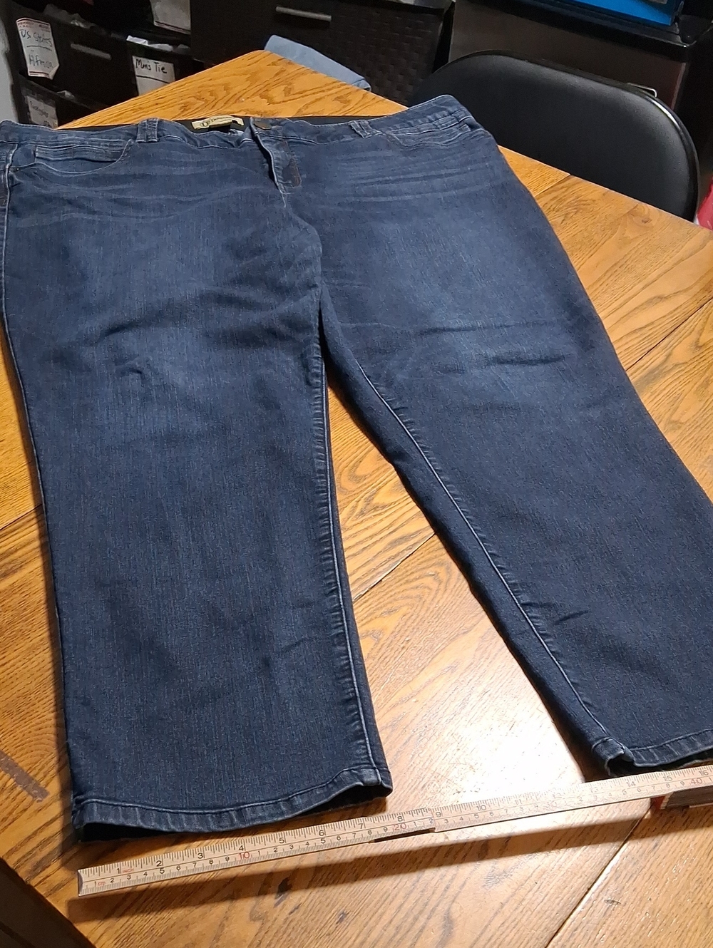 DEMOCRACY Womens Jeans 24W BLUE Denim AB TECHNOLOGY Preowned